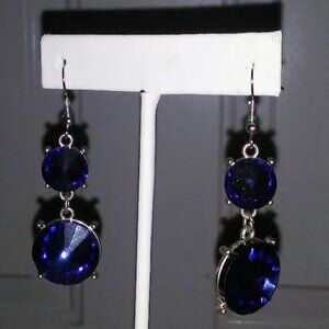 Blue drop earrings